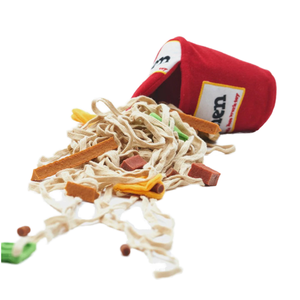 Juicepet Squeaky Interactive Dog Puzzle Toys Soft Plush Noodles Sniff Toy for Agressive Chewers Hidden Food Sneak Toy for Pets - Product Image 5