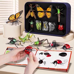Children Insect Assembly Toy Set 4-7 Years Old <b>Educational</b> Nature Exploration DIY Kit With Guide <b>Book</b> - Product Image 1