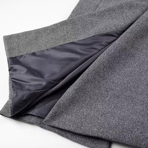 <span class=keywords><strong>Trench</strong></span> da <span class=keywords><strong>Donna</strong></span> a Doppio Petto a Maniche Lunghe Casual e alla Moda <span class=keywords><strong>Grigio</strong></span> con Collo a Revers Fodera in Lana Imbottito in Piuma Poliestere per Adulti - Product Image 6