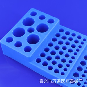 ชั้นวางหลอดทดลองอเนกประสงค์ Wantong สำหรับหลอดเครนเซอร์ฟิวจ์และหลอด PCR พร้อมความสามารถในการเก็บรักษาแบบแช่แข็ง - Product Image 4