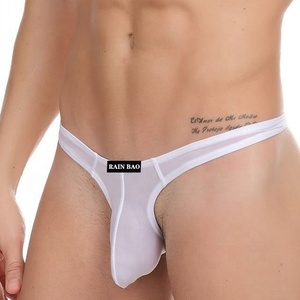 <span class=keywords><strong>Rainbao</strong></span> Sous-vêtements pour hommes tendance et très vendus Sous-vêtements transparents Sexy Mature String Design personnalisé Taille basse - Product Image 2