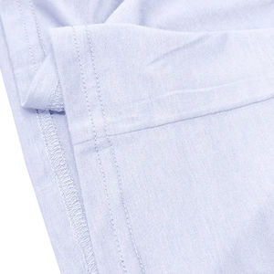 <b>Men</b> Contrasting Color Collage <b>Short</b> <b>Sleeve</b> Separated Collared <b>White</b> T-<b>Shirt</b> with Pocket - Product Image 3