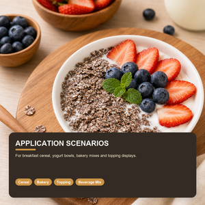 Fiocchi d'avena neri naturali di grano, <span class=keywords><strong>cereali</strong></span> integrali ad alto contenuto di fibre per colazione, yogurt e latte, all'ingrosso dalla Cina - Product Image 6
