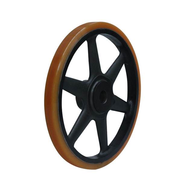 Heavy Duty Vehicle Production Line Friction Wheel Polyurethane Coated Wheel Wear-Resistant Non-Degumming Drive Wheel