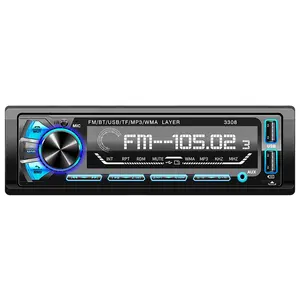 Hot Selling Detachable Modern Style Fast Sound System Charging Usb Fm Player Mp3 Car Radio