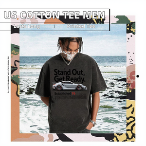 เสื้อยืดผ้าฝ้าย 100% ทรงวินเทจ ซักแล้วไม่หด สำหรับผู้ชาย ลายพิมพ์ดีไซน์เก๋ ใส่สบายๆ ในชีวิตประจำวัน และเป็นของขวัญสำหรับเทศกาลต่างๆ - Product Image 2