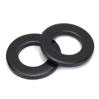 M2-M18 Black Zinc Coated 304 Stainless Steel Metric Flat Washers