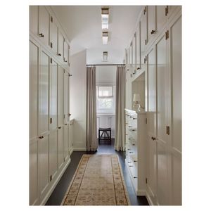 Armoire sur mesure en bois massif, du sol au plafond, en contreplaqué, design moderne, pour chambre à coucher, avec rangement - Product Image 4