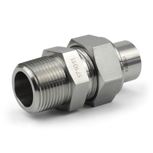 Swagelok Parker hikelok nhà sản xuất 1/2 trong BSP để NPT chủ đề <span class=keywords><strong>Adapter</strong></span> thẳng gần núm vú phụ kiện đường ống - Product Image 4