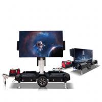 Remorque d'affichage publicitaire LED extérieur |   Camion avec écran LED personnalisable de 4,9 m |   Remorque d'affichage numérique Ef81 pour événements