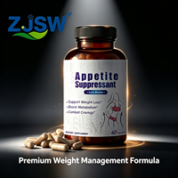 Pilules de contrôle du poids naturelles en stock, prêtes pour la marque privée OEM, compléments alimentaires pour supprimer l'appétit, capsules amincissantes pour une perte de poids rapide