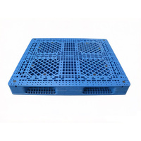 Fabricant chinois, vente de palettes en plastique à grille double face réutilisables de haute qualité en HDPE, 1300*1100*150mm, usage intensif