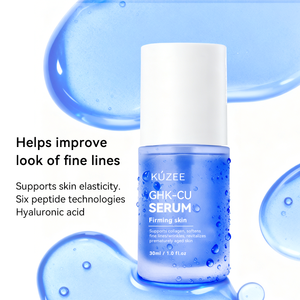 Siero al Peptide di Rame Biologico a Marchio Privato, Riduce Rughe e Linee Sottili, Rassodante al Collagene, Siero <span class=keywords><strong>Viso</strong></span> GHK-Cu al Peptide di Rame Blu - Product Image 2