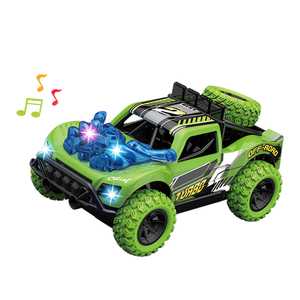 Modèle de voiture miniature 1:36 4x4 4WD avec éjection de la capote avant, lumière et musique, voiture en alliage métallique à tirer en arrière, tout-terrain pour enfants - Product Image 4