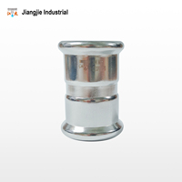 Raccord de tuyauterie à emboîtement égal de type M/V en acier inoxydable 304/316L