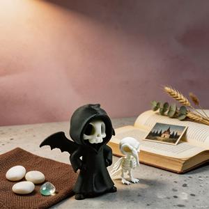 Divertido Regalo de Halloween, Linda Estatua de la Muerte en Miniatura, Impresión 3D, Decoración Gótica para Dormitorio u Oficina, Regalo Coleccionable de Plástico - Product Image 1