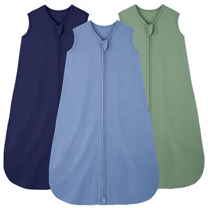 Sac de couchage bébé personnalisé avec logo, en coton, avec fermeture éclair - Product Image 4