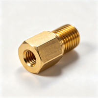 Connecteur de borne électrique en laiton et cuivre usiné sur mesure par CNC, pièces métalliques à haute conductivité
