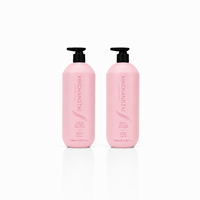 Bouteille Distributrice de 1000 ml en PEHD Noir Mat pour Gel Douche, Shampoing et Après-Shampoing, Rechargeable, Cylindre Premium pour Maison, Salon et Salle de Bain