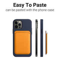 Sac porte-cartes universel pour tous les Smartphones chargement sans fil téléphone magnétique en cuir portefeuille carte Clip accessoires