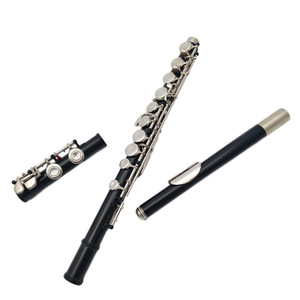 Flauta de tono C negra, llave electrónica de orificio cerrado de 16 agujeros para estudiantes principiantes, adultos, instrumento Musical de actuación de banda - Product Image 3