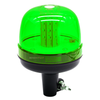 NIGHTUP PC-Linse ABS-Basismaterial Warnleuchte mit LED-Rotation Einzelblitz Doppelblitz R10