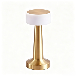 Modern Brass Bell Crystal Shade Mushroom Table Lamp E26 LED 2700K Soft Warm White AC 220V <b>Decorative</b> Living Room <b>Lighting</b> - Product Image 3