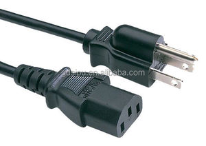 Cordon d'alimentation d'extension SIPU 2026 en cuivre, fabrication en usine, vente en gros, NEMA C15 USA avec extrémité IEC pour ordinateur - Product Image 2