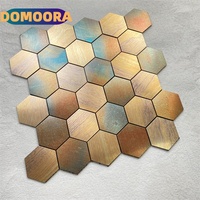 Mosaicos de Aluminio Compuesto de Grado de Exportación, Tamaño Personalizado, Autoadhesivos, Revestimiento Metálico para Distribuidores, Venta al Por Mayor