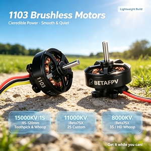Motor sin Escobillas BETAFPV 1103 15000KV/11000KV/8500KV/8000KV para Dron FPV Toothpick Whoop 1S <span class=keywords><strong>Beta75X</strong></span> <span class=keywords><strong>2S</strong></span>/3S de 85-120mm - Product Image 1