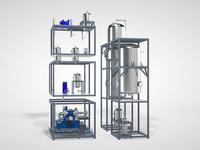 Sistem Evaporator MVR Skid Mounted dengan Kapasitas 100-10000L/jam dari Baja Tahan Karat 304/316L untuk Air Limbah Industri & Solusi ZLD