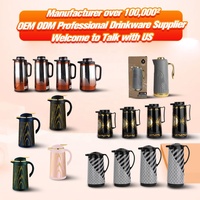 Contoh gratis produsen vakum terisolasi termal logam besi Maroko vakum Arab Flask teh Arab Pot kopi