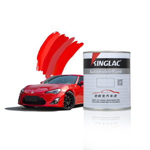Peinture liquide acrylique haute performance Factory 2K Super Red V, peinture en aérosol pour carrosserie automobile - Product Image 1