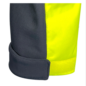 カスタムメンズ反射安全パディングジャケット黄色防風作業ジャケット男性用 - Product Image 5