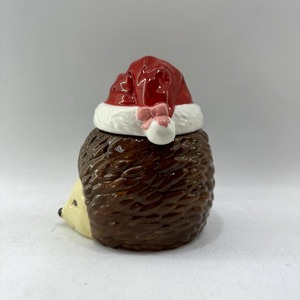 Handpainted gốm <span class=keywords><strong>HEDGEHOG</strong></span> hình dạng <span class=keywords><strong>Cookie</strong></span> <span class=keywords><strong>Jar</strong></span> cho nhà bếp Bộ đồ ăn kín lưu trữ và Đảng trang trí - Product Image 3