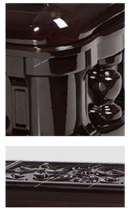 9802 гроба высшего качества из твердой древесины с мягким интерьером, США, ЕС, экспорт, качественный погребальный гроб - Product Image 4