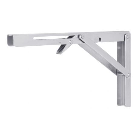 LEITE OEM Factory Price Heavy-Duty Concealed Wall Shelf Support Triangle Folding 304 Stainless Steel 2mm Thickness Bracket