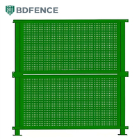 Clôture de sécurité perforée pour atelier, protection des machines industrielles, galvanisée, antirouille, soudée sans soudure, modulaire pour une installation rapide