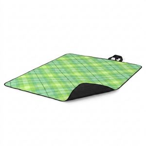 Outdoor With Zipper Tote <b>Bag</b>, Waterproof <b>Foldable</b> Picnic Mat <b>Beach</b> Blanket Adjustable Strap - Product Image 3