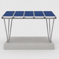 Système de montage solaire pour carport à panneaux photovoltaïques hautement étanches, solution personnalisée, structure de carport solaire