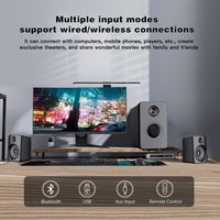 All-Plastic BT Audio Home Kit Multimedia Computadora de escritorio Laptop 2,1 Altavoz Subwoofer Home Theater System Altavoces de graves