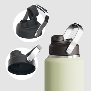 Bouteille <span class=keywords><strong>d</strong></span>'eau isotherme personnalisée en gros avec fond renforcé, grande capacité, thermos à large ouverture pour <span class=keywords><strong>le</strong></span> camping et les voyages - Product Image 3