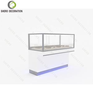 Tienda al por menor Muebles Exhibición Vitrina de vidrio de madera Mostrador de vidrio - Product Image 3