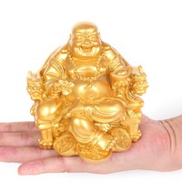 Nouveau statut de bouddha en résine fengshui figurines artisanat de maison