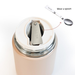 Nuovissimo vaso 18/8 cibo in <span class=keywords><strong>acciaio</strong></span> inox Thermos <span class=keywords><strong>porta</strong></span> <span class=keywords><strong>pranzo</strong></span> all'aperto contenitore cibo personalizzato scuola con <span class=keywords><strong>porta</strong></span> cellulare - Product Image 6