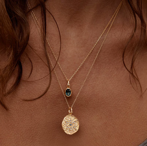 Woying, superventas, collar con colgante DIY galvanizado de oro genuino de 18 quilates para mujer, piedras de 12 meses, joyería de piedra natal de mes - Product Image 5