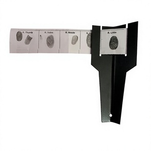 Redresseur de doigts avec cuillère à empreintes digitales pour utilisation sur cadavre, outil en métal noir - Product Image 1