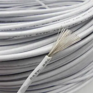 Aislamiento de PVC 1015 22AWG Cable eléctrico de cobre trenzado Cable de uso doméstico