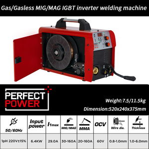 Soldadora MIG 4 en 1 Súper Portátil <span class=keywords><strong>de</strong></span> 160A, Soldadora TIG, Soldadora <span class=keywords><strong>de</strong></span> Arco MMA, Máquina <span class=keywords><strong>de</strong></span> Soldar Inverter <span class=keywords><strong>Mini</strong></span>, Soldadura sin <span class=keywords><strong>Gas</strong></span> - Product Image 4