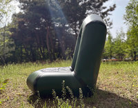 Fauteuil gonflable pliable en PVC, chaise de camping à air, siège gonflable d'extérieur